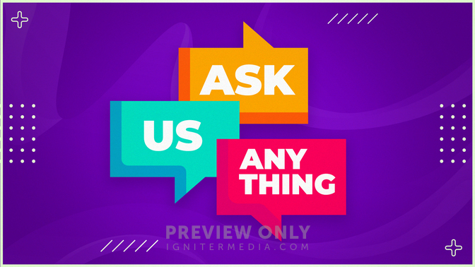 Ask Us Anything - Title Graphics | Church Visuals