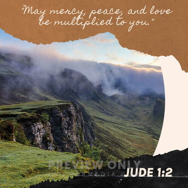 Jude 1:2 - Social Media Graphics | Church Visuals