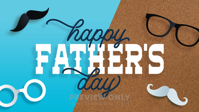 Happy Father's Day - Title Graphics | Church Visuals