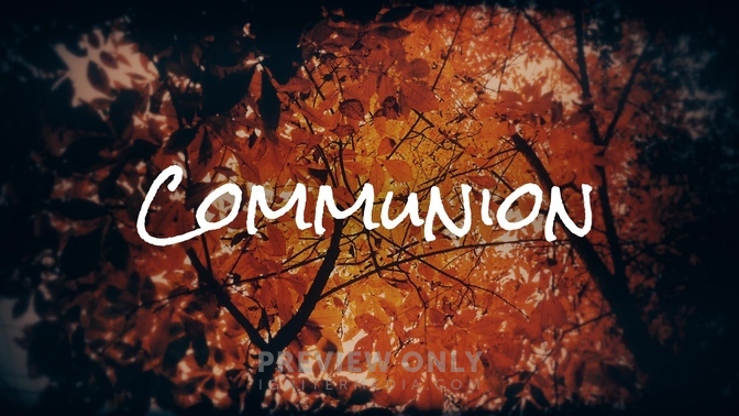 Autumn Fire - Communion - Title Graphics | Shift Worship