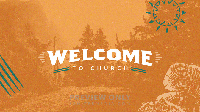 Wild West - Welcome To Church - Title Graphics | Igniter Media