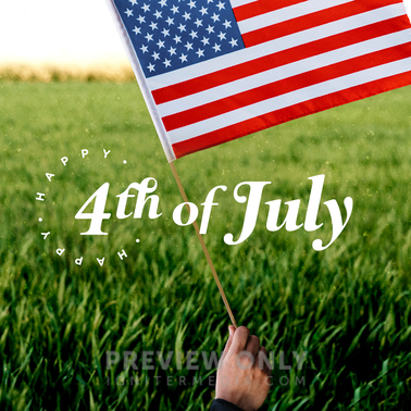 July Fields - Happy 4th of July - Social Media Graphics | Igniter Media