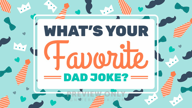 What's Your Favorite Dad Joke - Title Graphics | Church Visuals