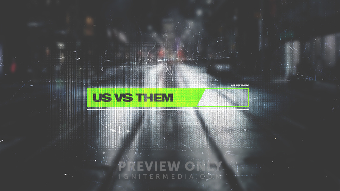 Us vs Them - Title Graphics | ProContent