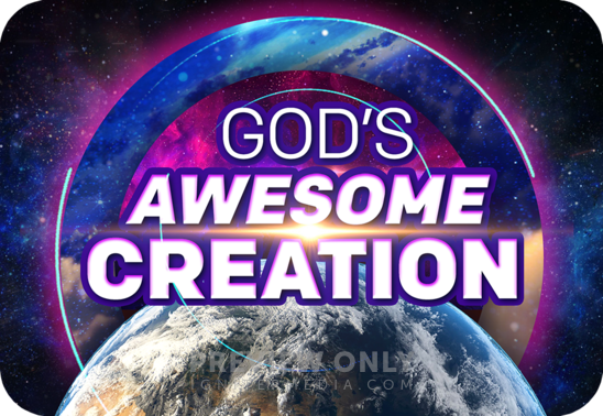 God's Awesome Creation - Print-Ready Cards | Church Visuals