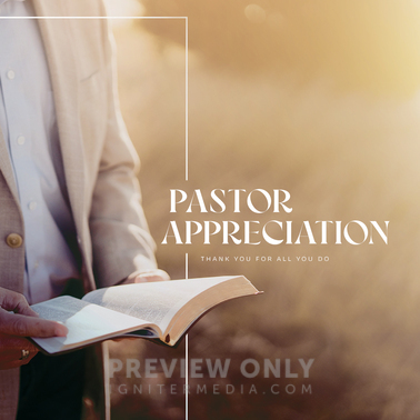 Pastor Appreciation - Social Media Graphics | Igniter Media