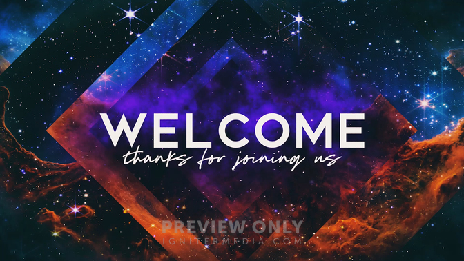 Colorful Space - Welcome - Title Graphics | Centerline New Media