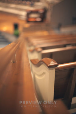 Empty Pews In A Church - Stock Photos | Pearl