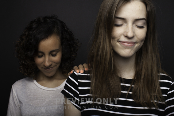 Teen Girls Praying Together - Stock Photos | Pearl